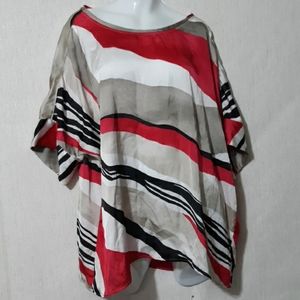 CHICO'S Multicolored Tunic Top Size 3/L
